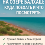 Летний отдых на озере Балхаш: куда поехать и что посмотреть